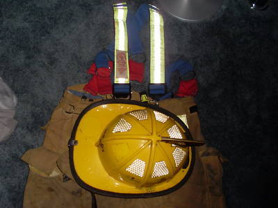 Morning pride fire gear (pbi) with helmet plus gear bag