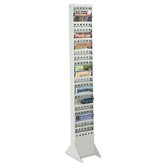 Muv magazine rack 23 pockets steel 934X4X6512 gray