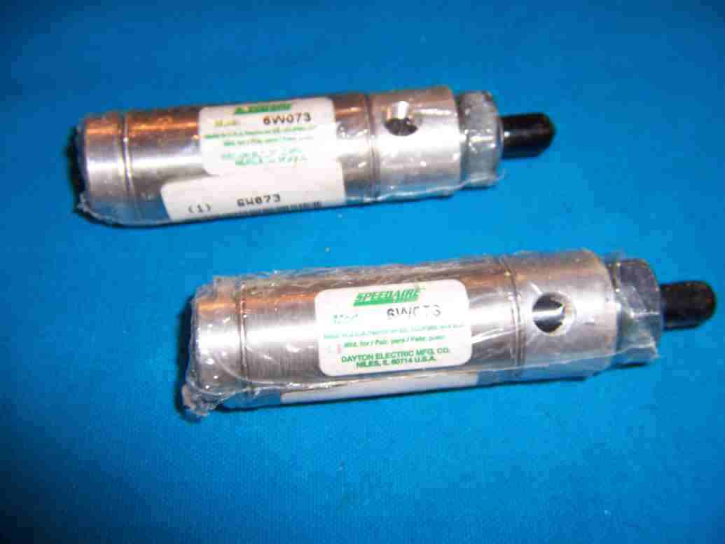 New 2 speedaire pneumatic air cylinders 6W073 1-1/16