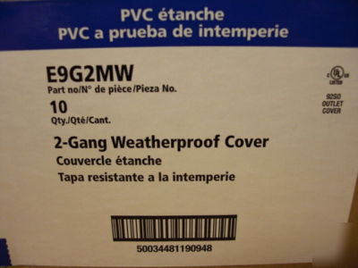 New carlon electrical waterproof cover lot E9G2MW 