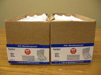 New carlon electrical waterproof cover lot E9G2MW 