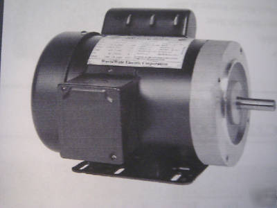 New electric motor 56C frame single phase 1/3 hp 
