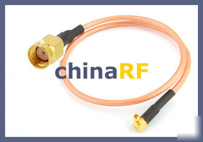 Rp sma plug to mmcx plug right angle pigtail cable wifi