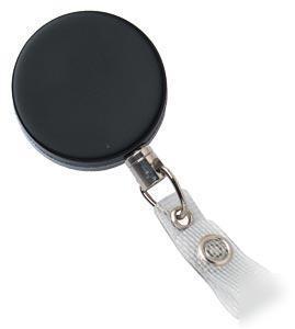 1 heavy duty id badge key reel retractable steel cord