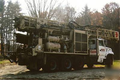 1995 ingersoll rand T3W water/oil drill rig w/ extras
