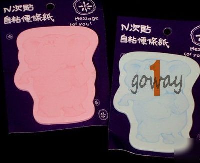 30 sheets elephant memo note pad novelty great gift