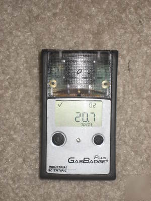 Gas badge tester co, H2S, O2, NO2, SO2 monitoring