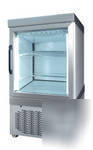 Glass door food service display cooler freezer cabinet