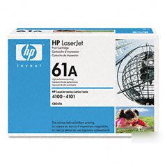 Hp 61A black print cartridge for hp laserjet 4100 ser