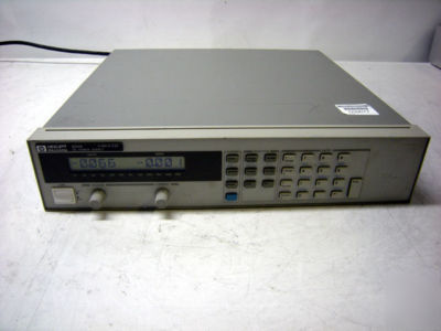 Hp agilent 6544A 200W dc system power supply: 0 to 60V
