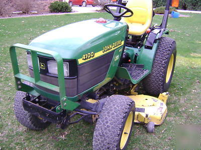 John deere 4100 hst 4X4 low hours belly mower