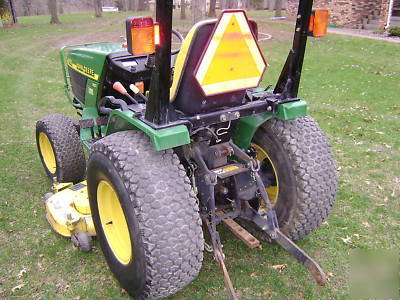 John deere 4100 hst 4X4 low hours belly mower