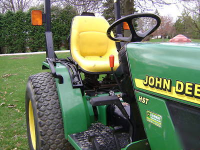 John deere 4100 hst 4X4 low hours belly mower
