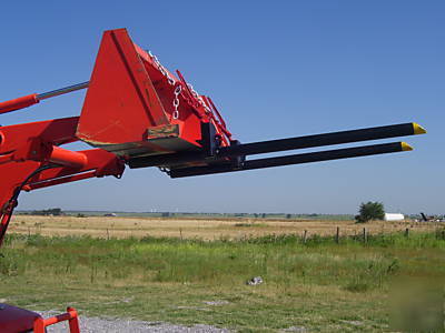 Loader forks bucket forks skid tractor pallet fork