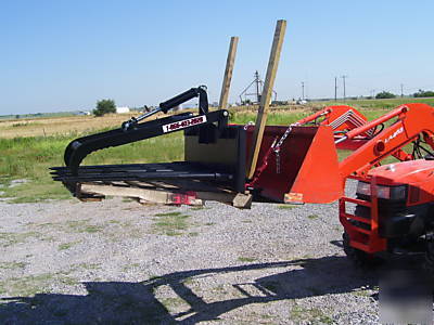 Loader forks bucket forks skid tractor pallet fork