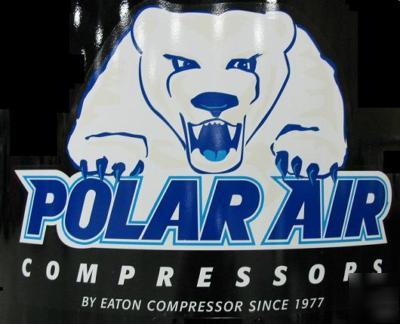 New eaton 10 hp, 1-phase, rotary screw air compressor