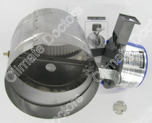 New field controls gvd-6 gas vent damper 6