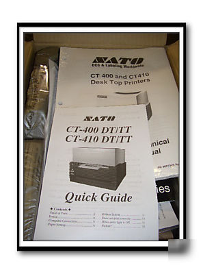 New sato CT400TT 4.1 inch printer 203 dpi $1599