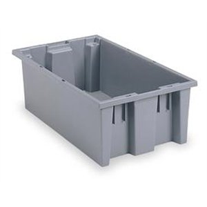 New wise 29X19X15 nest & stack totes akro-mils lot 3