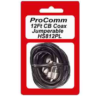 Procomm 12FT. cb coax cable male PL259 to male PL259