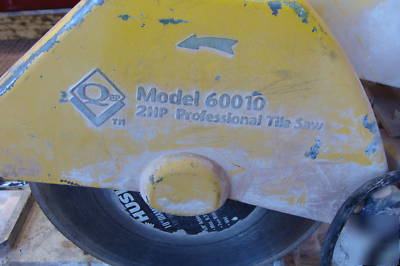 Qep wet tile / stone saw model # 60010 great saw