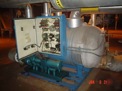 Roth turbine pump boiler condensate tank baldor motors 