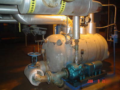 Roth turbine pump boiler condensate tank baldor motors 