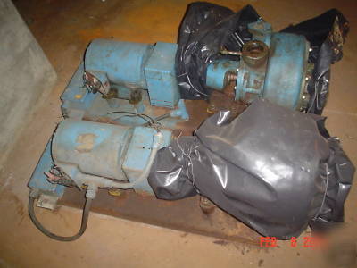 Roth turbine pump boiler condensate tank baldor motors 