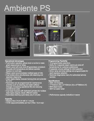 Schaerer ps espresso machine