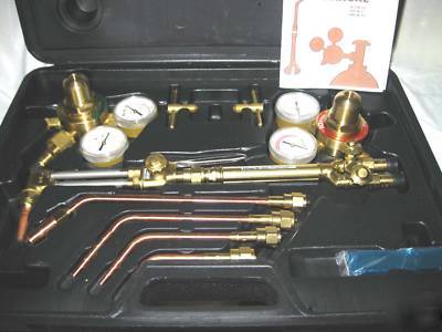  welding outfit kit 3 tips rosebud cutting head hose