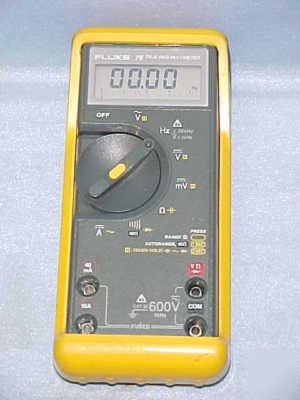 Fluke 76 handheld digital true rms multimeter meter