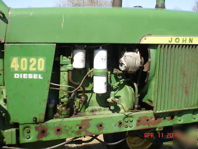 1967 john deere 4020 m&w turbo diesel tractor wf syncro
