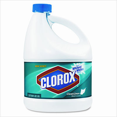 Clorox liquid bleach clean linen, 96OZ bottle