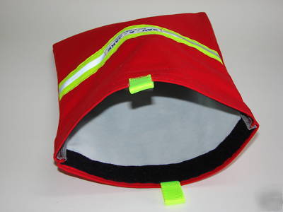 Firefighter scba mask bag sav-a-jake red or black