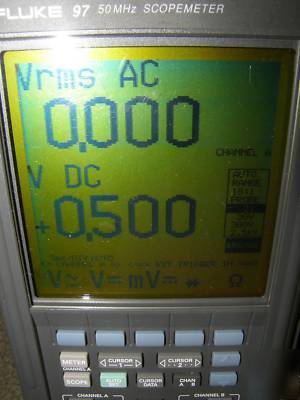 Fluke 97 scopemeter digital multimeter a oscope & meter