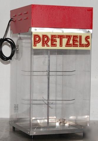 Gold medal pretzel display w/ revolving tree, 15