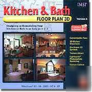 Kitchen & bath design plans estimator software xp vista