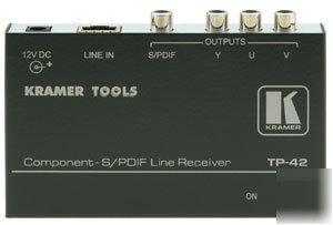Kramer tp-42 component video s/pdif line receiver