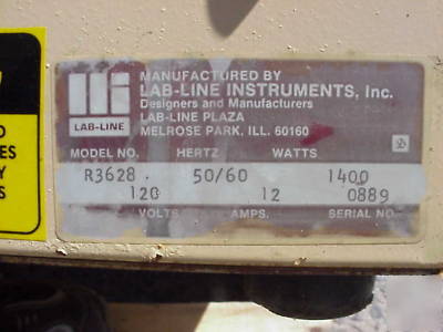Labline squaroid duo-vac laboratory oven r - 3628