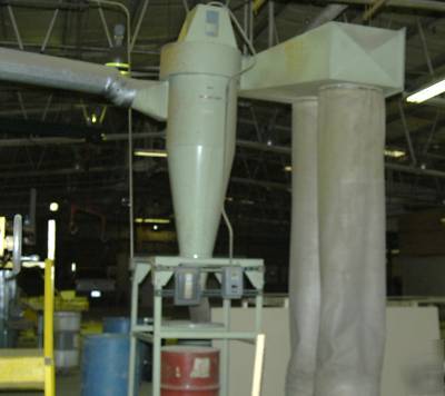 Murphy rogers cyclone dust collector baghouse 2800 cfm