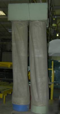 Murphy rogers cyclone dust collector baghouse 2800 cfm
