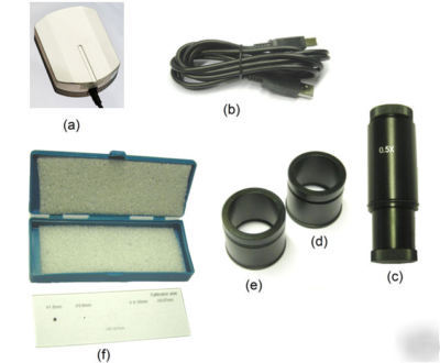 New 9MP digital camera for microscopes with accessories