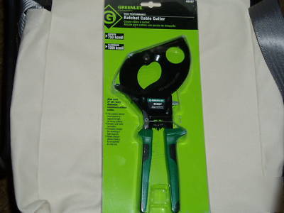 New greenlee 45207 performance ratchet cable cutter nip