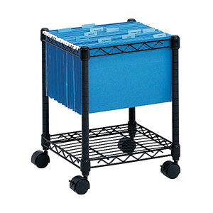 New safco rolling file cart mobile 