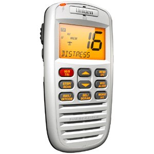 New uniden WHAMX4 white remote mic wireless handheld 