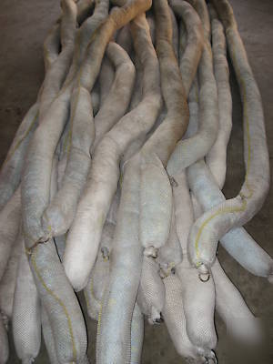 Oil absorbent (sock) booms 