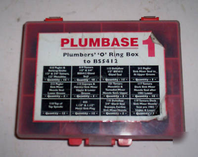 Plumbase plumbers 'o' rings to BS5412 o ring plumbing