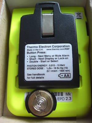 Thermo epd MK2 dosimeter electronic personal dose meter