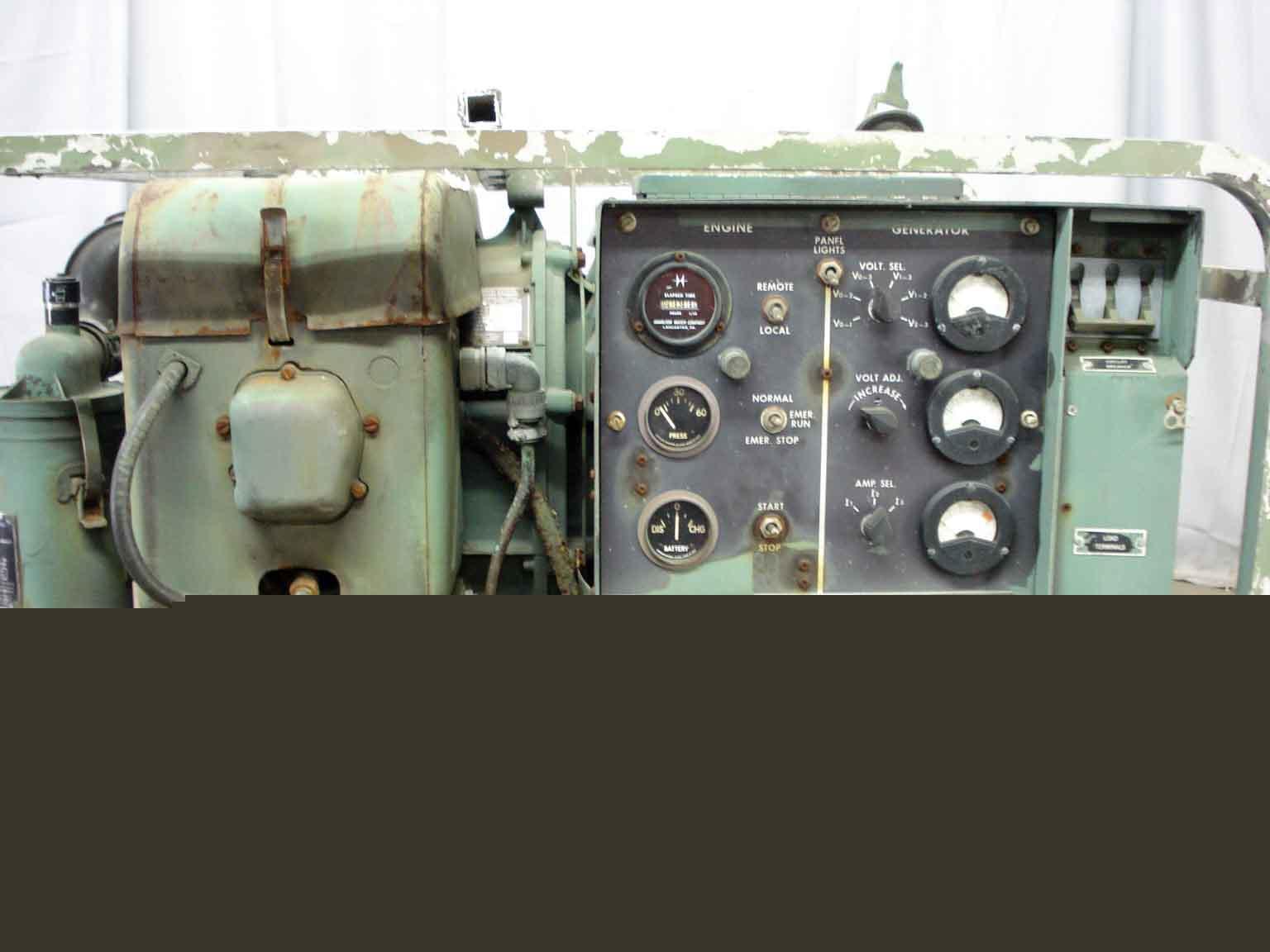 U.s. army gasoline engine generator