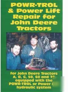 John deere tractor power trol repair a b g 50 60 70 dvd